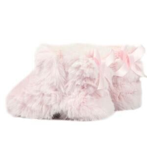 UGG Kids Pink Furry Sneakers